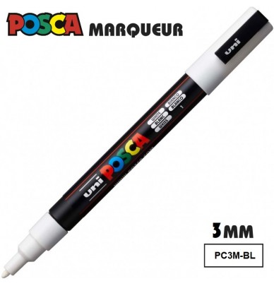 Marker pentru vopsea POSCA – vârf fin 1,2 mm în 4 culori