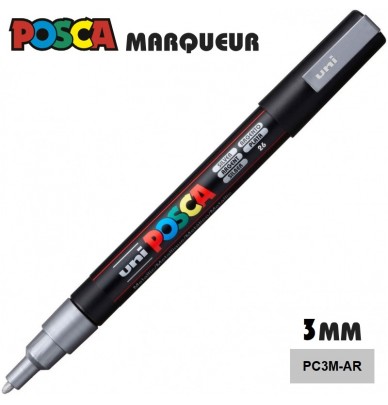 Marker pentru vopsea POSCA – vârf fin 1,2 mm în 4 culori