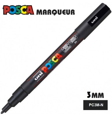 Marker pentru vopsea POSCA – vârf fin 1,2 mm în 4 culori