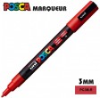 Marker pentru vopsea POSCA – vârf fin 1,2 mm în 4 culori