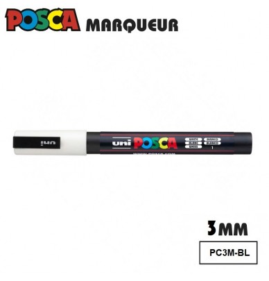 Marker pentru vopsea POSCA – vârf fin 1,2 mm în 4 culori