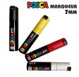 Marker pentru vopsea POSCA – pâslă cu vârf lat de 5 mm în 4 culori