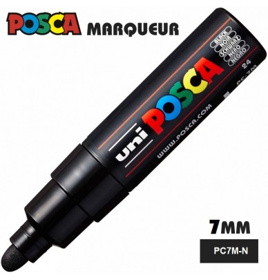 Marker pentru vopsea POSCA – pâslă cu vârf lat de 5 mm în 4 culori