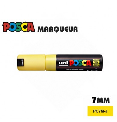 Marker pentru vopsea POSCA – pâslă cu vârf lat de 5 mm în 4 culori