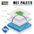 Kit complet Wet Palette și foi de reîncărcare