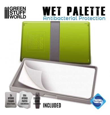 Kit complet Wet Palette și foi de reîncărcare